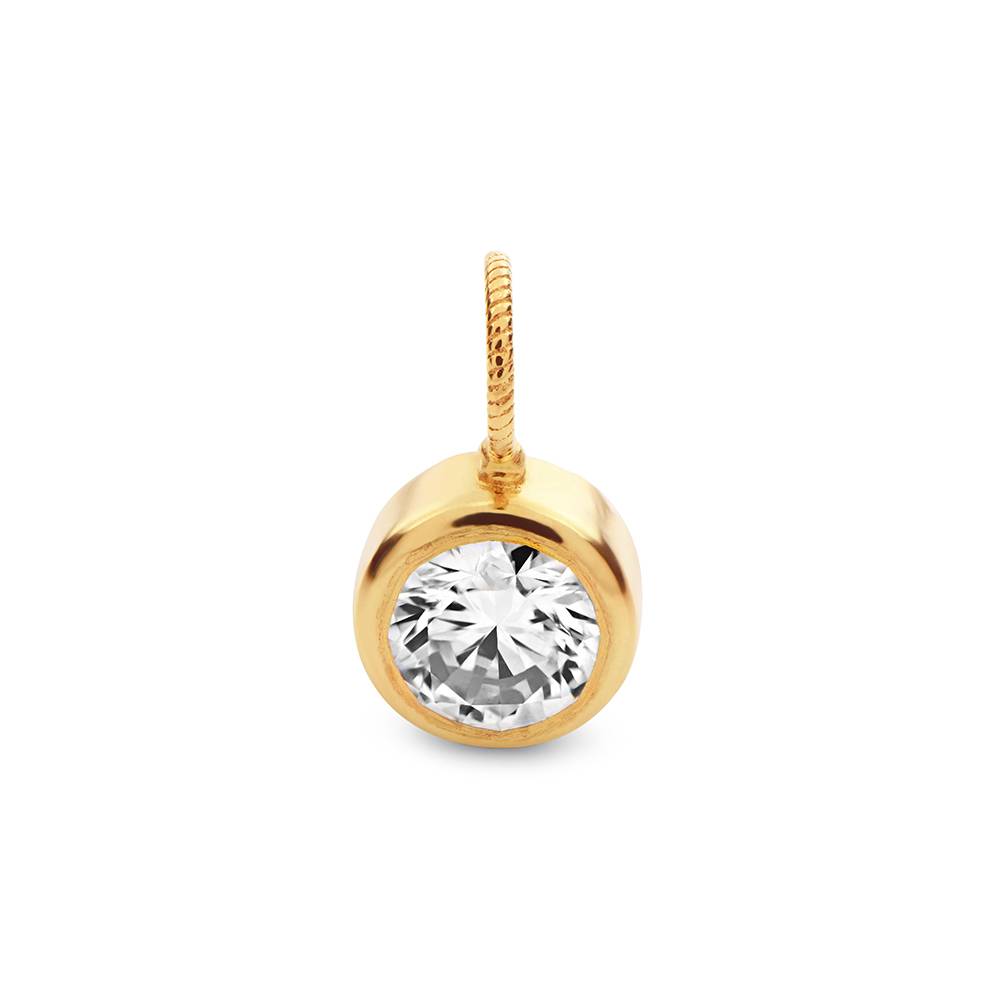 0.10ct Diamond Charm in 18ct Gold Plating