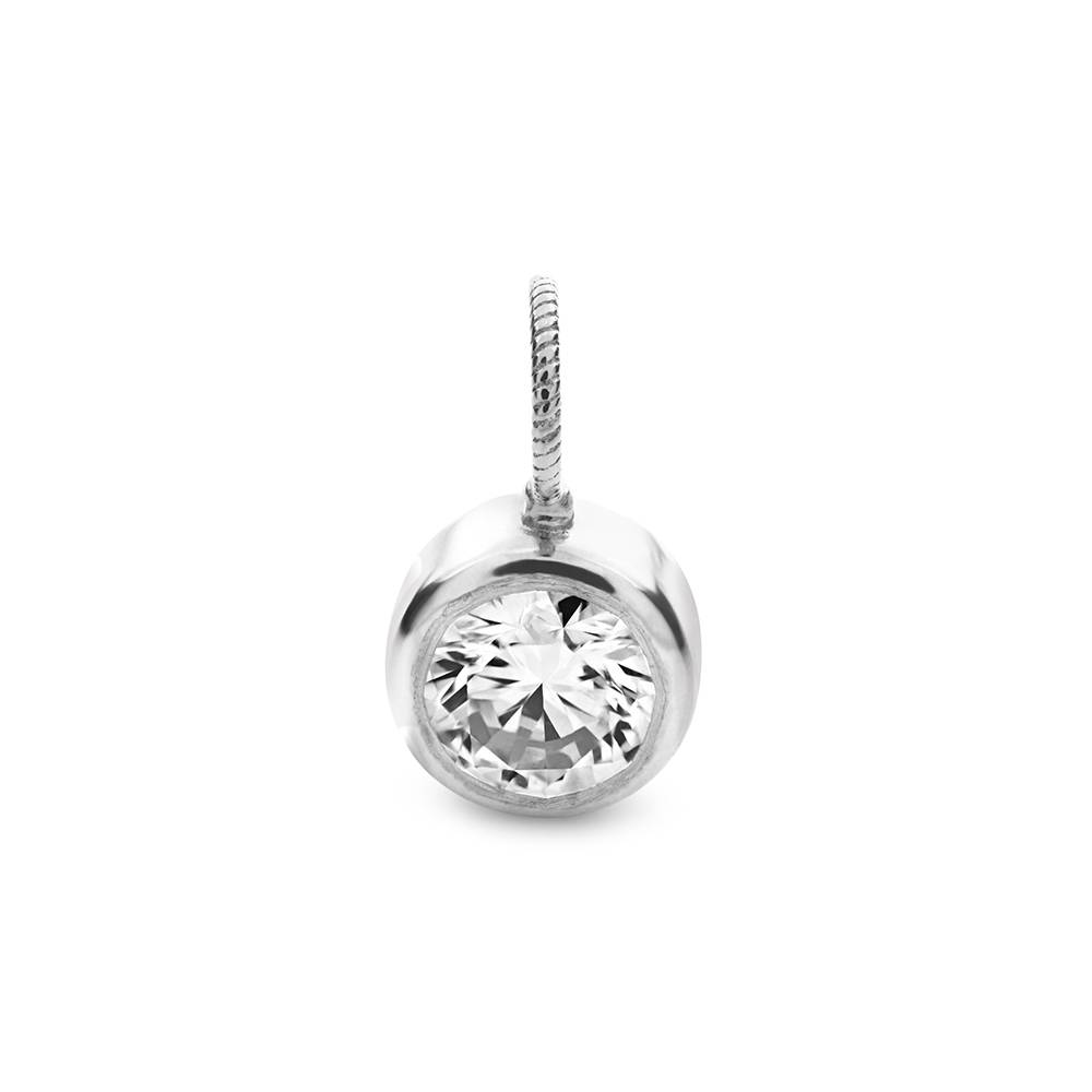 0.10ct Diamond Charm in Sterling Silver