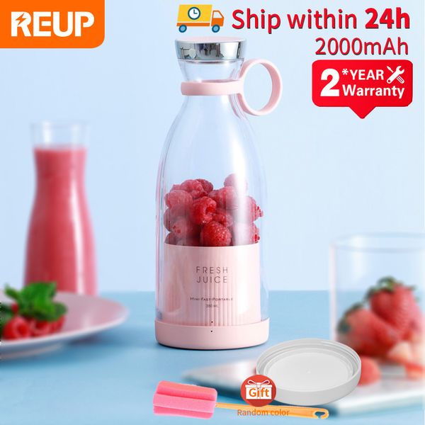 Fruit Vegetable Tools REUP Electric Juicers Mini Portable Juicer Blenders Liquidificador Smoothie Blender Mixer Milkshake Fruit Mixer Juicer