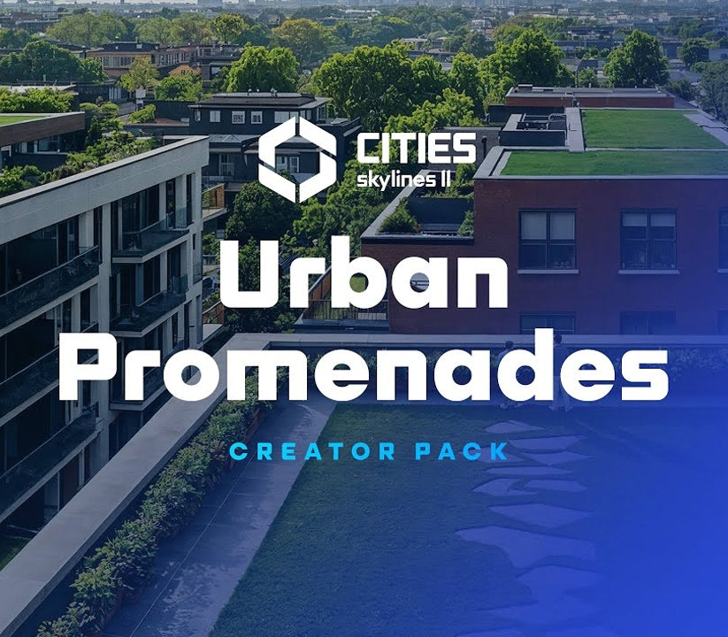 Cities: Skylines II - Creator Pack: Urban Promenades DLC EU PC Steam CD Key