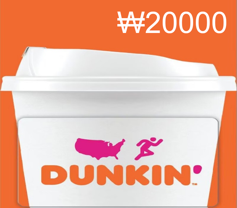 Dunkin Donuts ₩30000 Gift Card KR