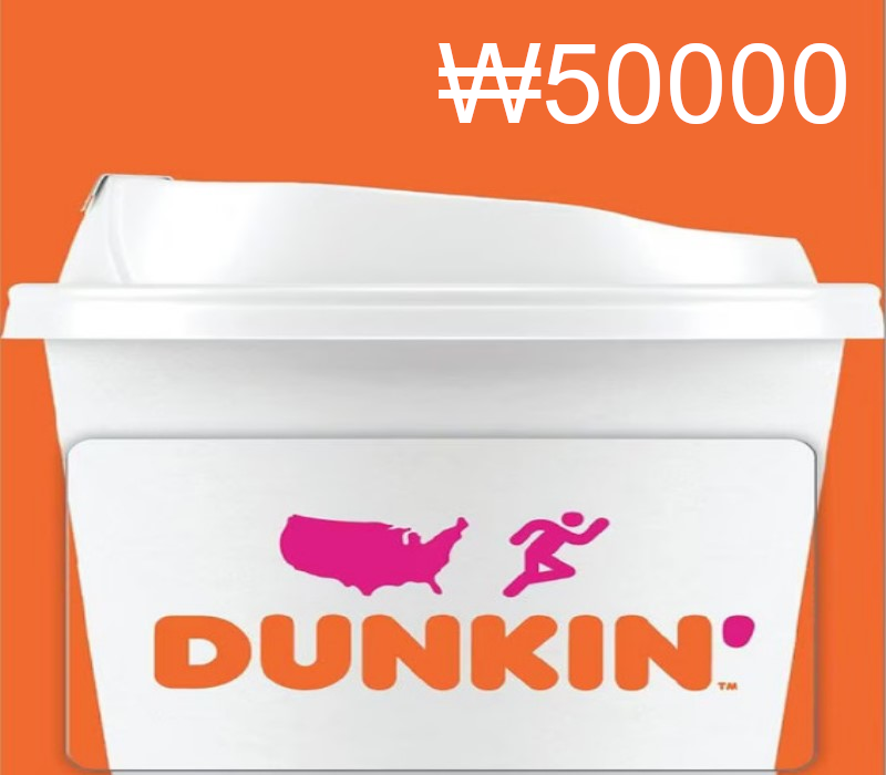 Dunkin Donuts ₩50000 Gift Card KR