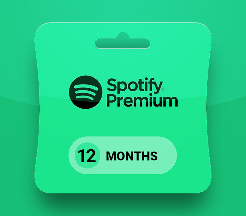 Spotify 12-month Premium Gift Card CA