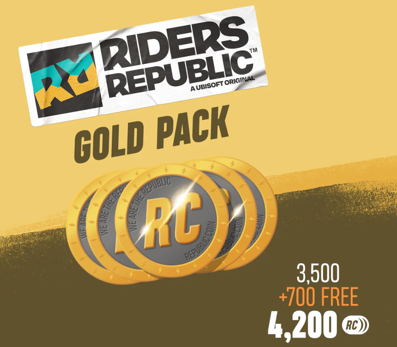 Riders Republic Coins Gold Pack - 4200 Credits EU XBOX One - Xbox Series X|S CD Key