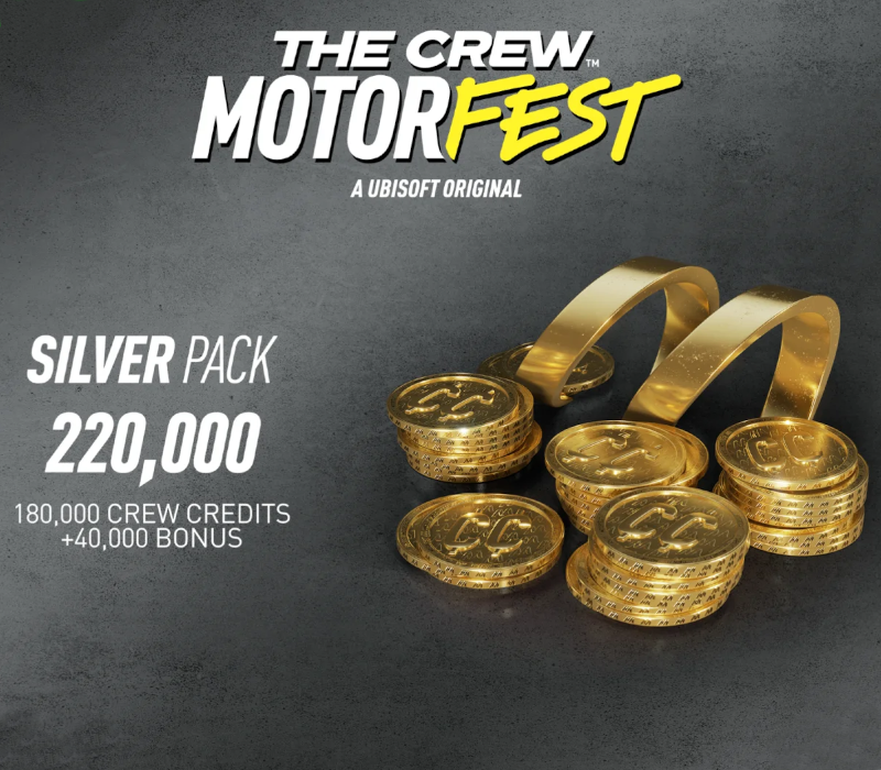 The Crew Motorfest VC Silver Pack - 220,000 Crew Credits DLC US XBOX One - Xbox Series X|S CD Key