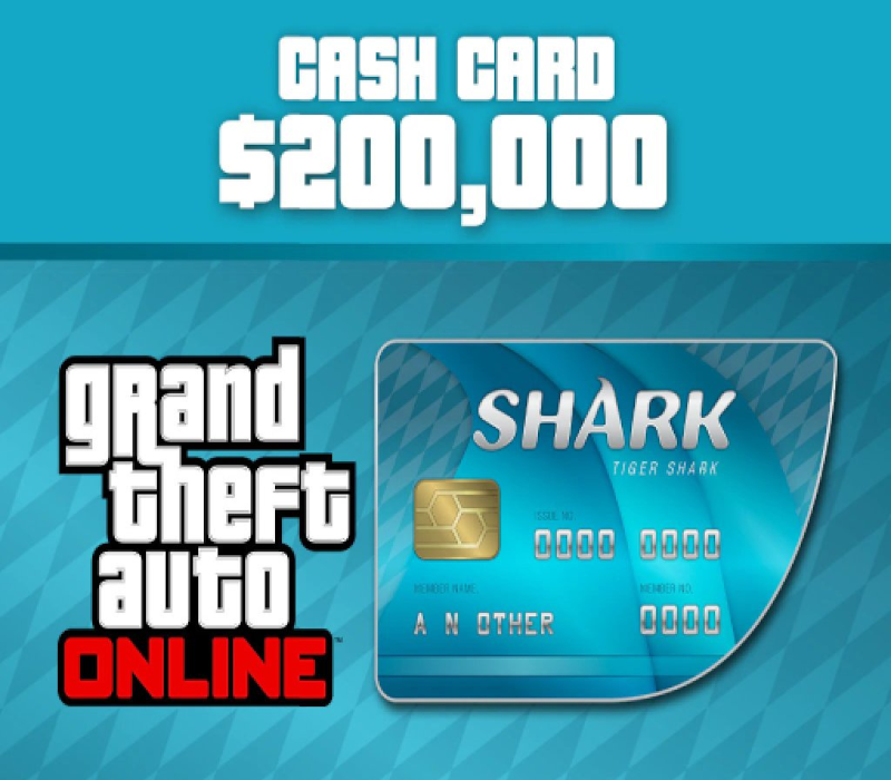 Grand Theft Auto Online - $200,000 Tiger Shark Cash Card Xbox One CD Key
