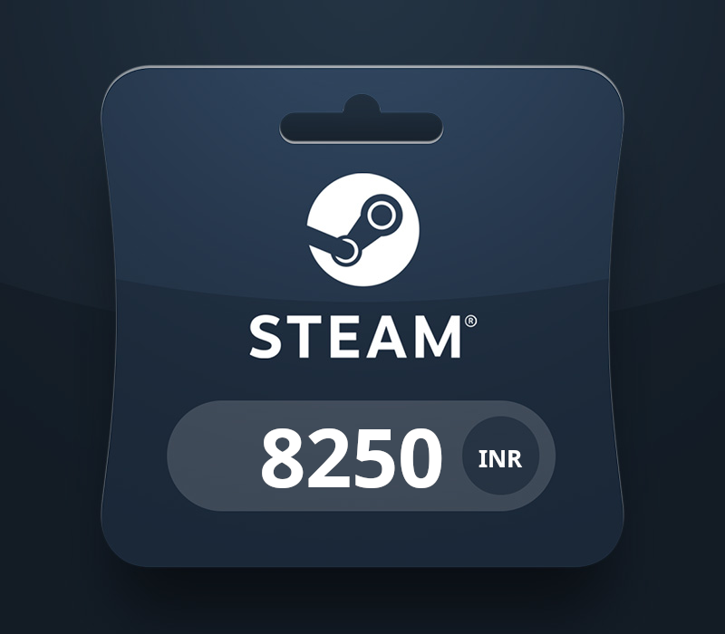 Steam Wallet Card ₹8250 INR Activation Code