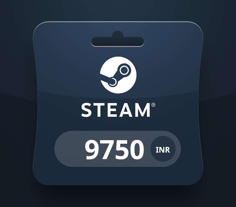Steam Wallet Card ₹9750 INR Activation Code
