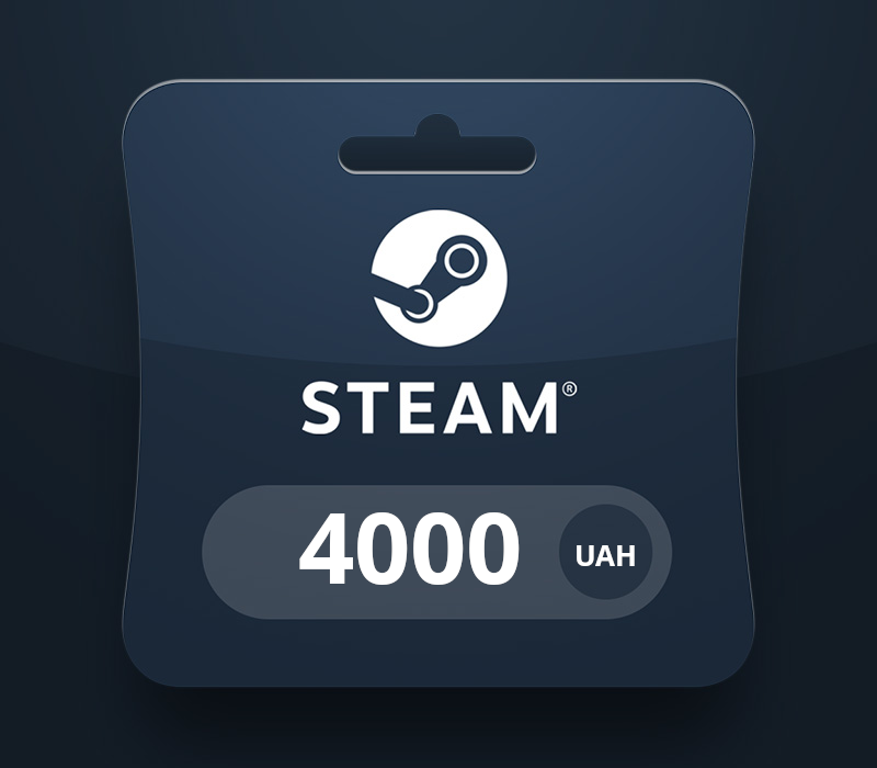 Steam Wallet Card UAH 4000 UA Activation Code