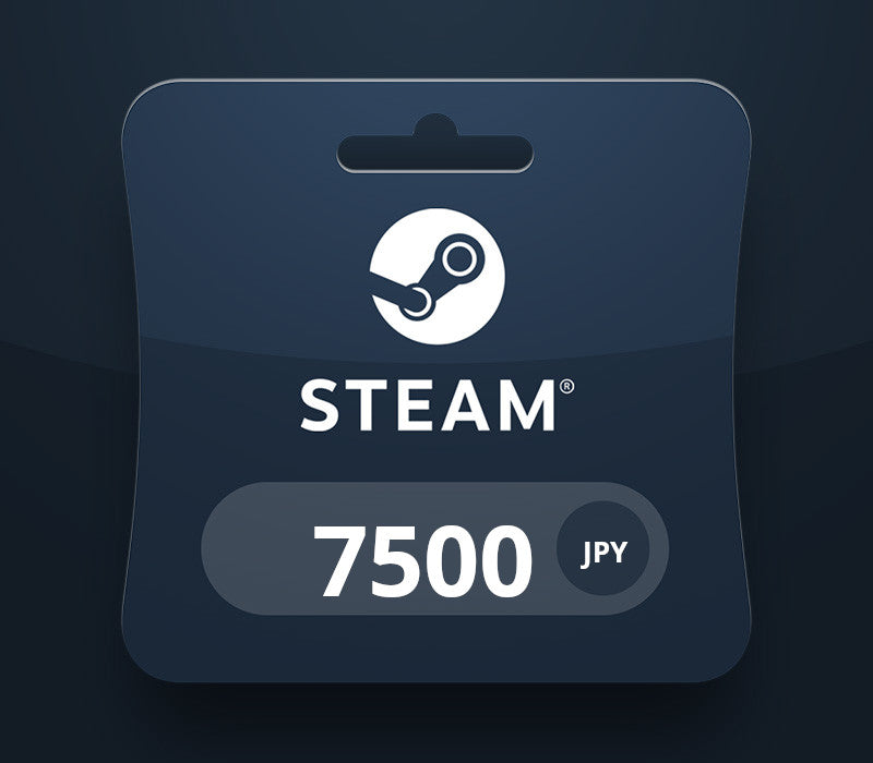 Steam Wallet Card JPY 7500 JP Activation Code