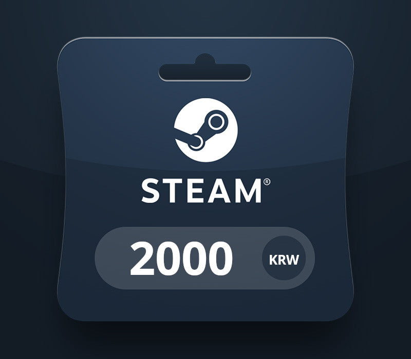 Steam Wallet Card 2000 KRW KR Activation Code