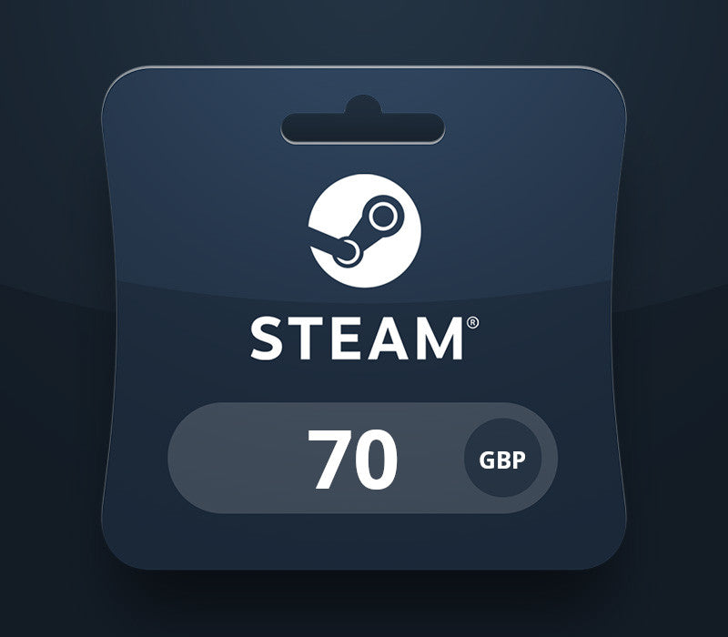 Steam Wallet Card GBP 70 UK Activation Code