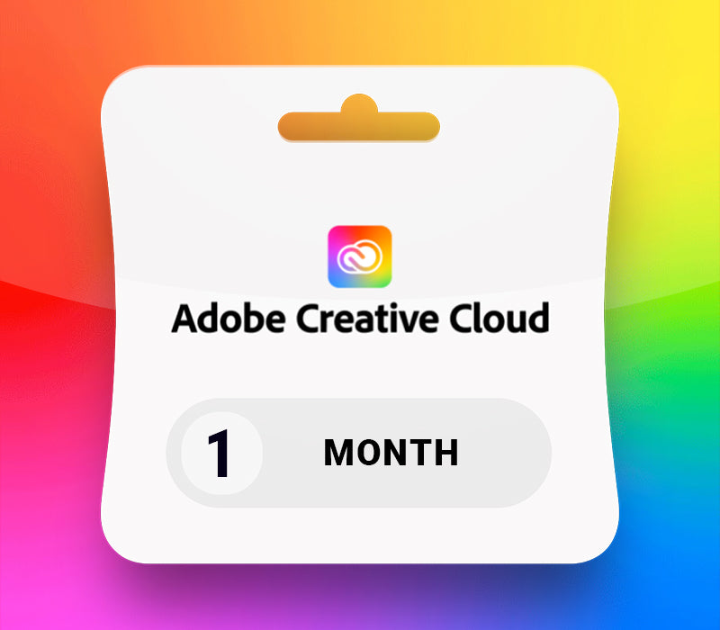 Adobe Creative Cloud All Apps - 1 Month Subscription Key EU-ASIA