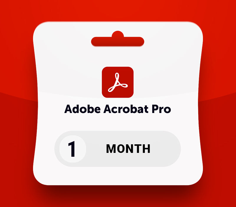 Adobe Acrobat Pro - 1 Month Subscription Key