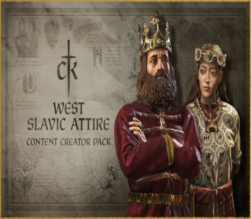 Crusader Kings III - Content Creator Pack: West Slavic Attire DLC EU PC Steam CD Key