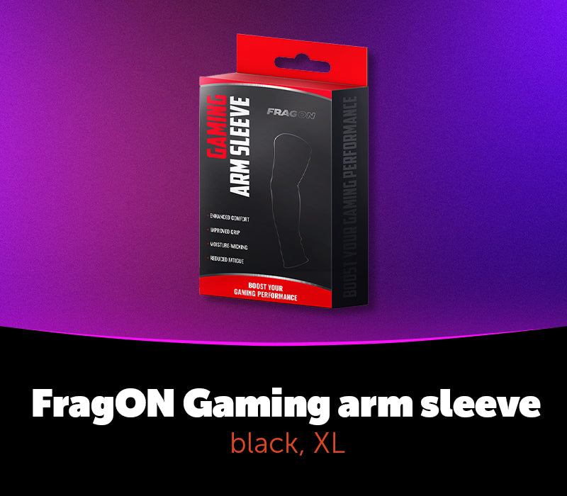 FragON Gaming Arm Sleeve Black, XL EU Prismyx Voucher