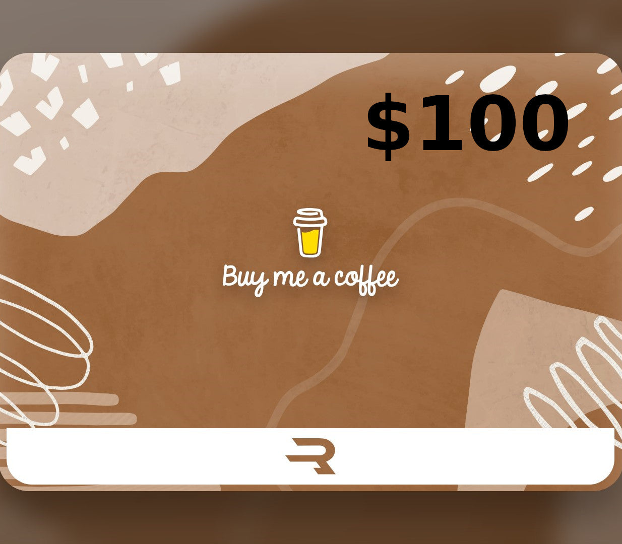 Rewarble Buy Me a Coffee USD 100 Gift Card