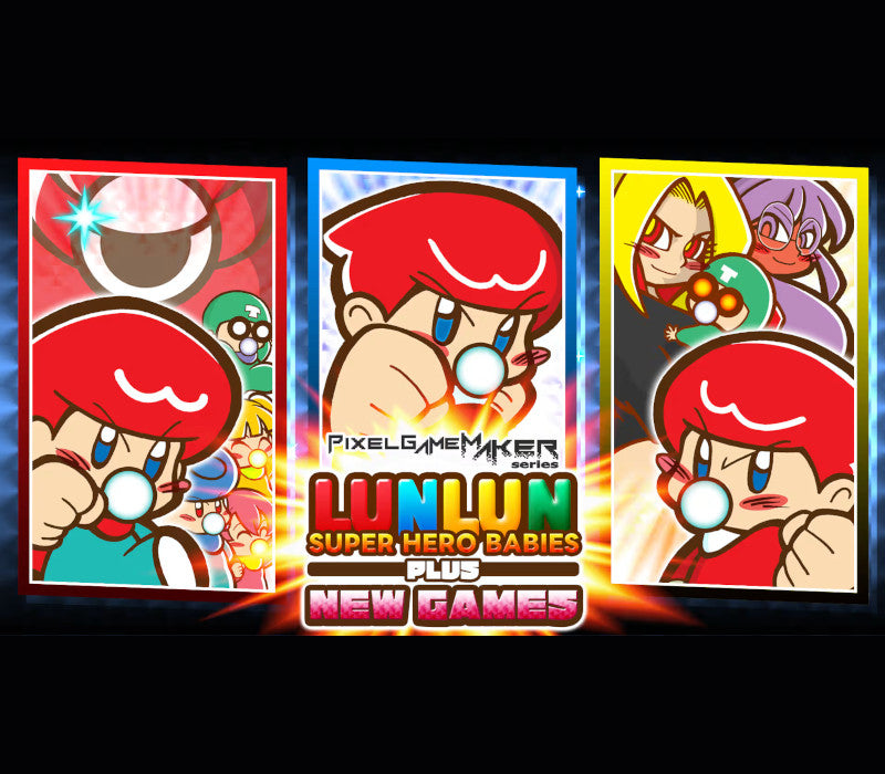 Pixel Game Maker Series LUNLUN SUPER HERO BABIES PLUS NEWGAMES PC Steam CD Key