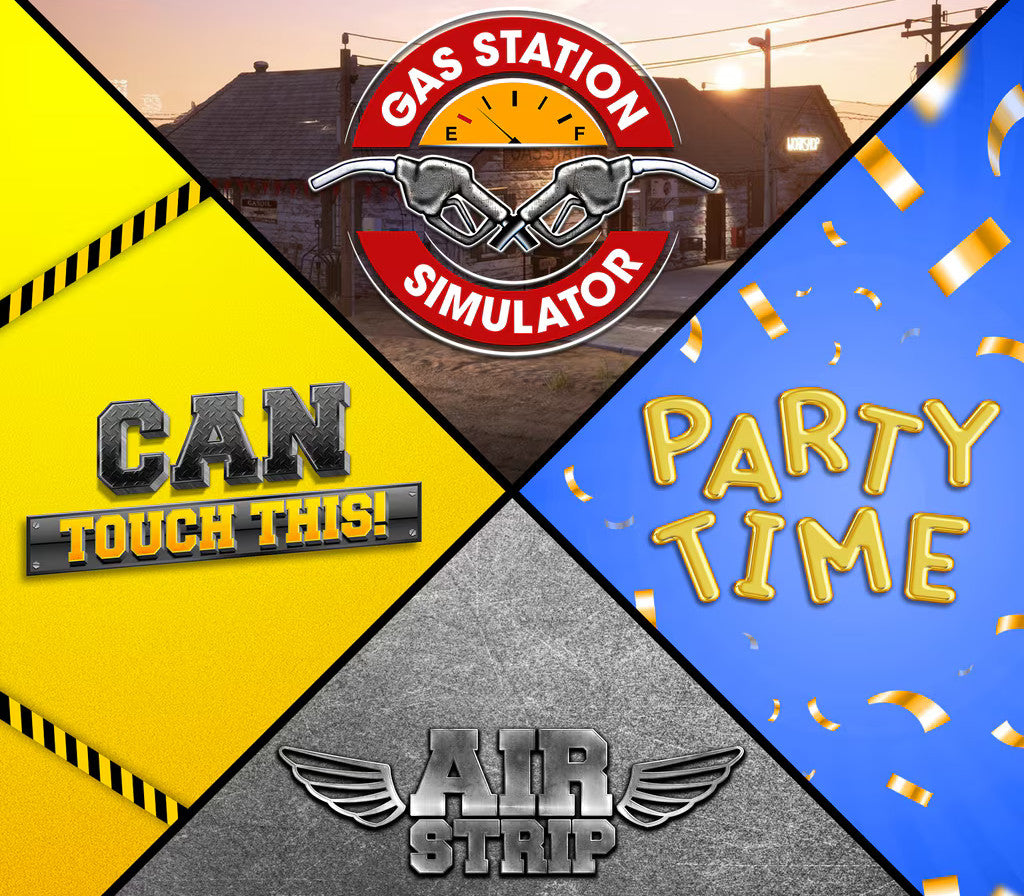 Gas Station Simulator, Airstrip DLC, Can Touch This DLC and Party Time DLC Bundle XBOX One - Xbox Series X|S Account