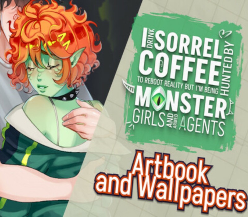 I drink Sorrel Coffee to reboot reality, but I'm being hunted by Monster Girls and armed agents - Artbook and Wallpapers DLC PC Steam CD Key