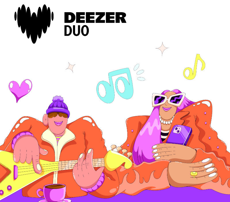 Deezer Duo 3 Months Subscription Voucher FR