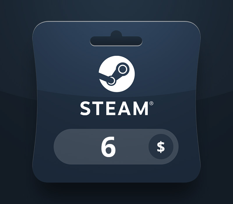 Steam Wallet USD 6 Gift Card BH