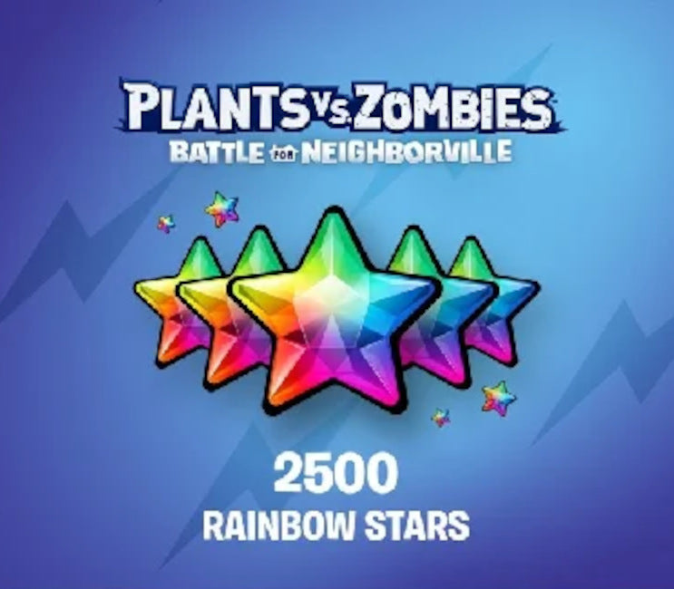 Plants vs. Zombies: Battle for Neighborville - 2500 Rainbow Stars DLC XBOX One - Xbox Series X|S CD Key