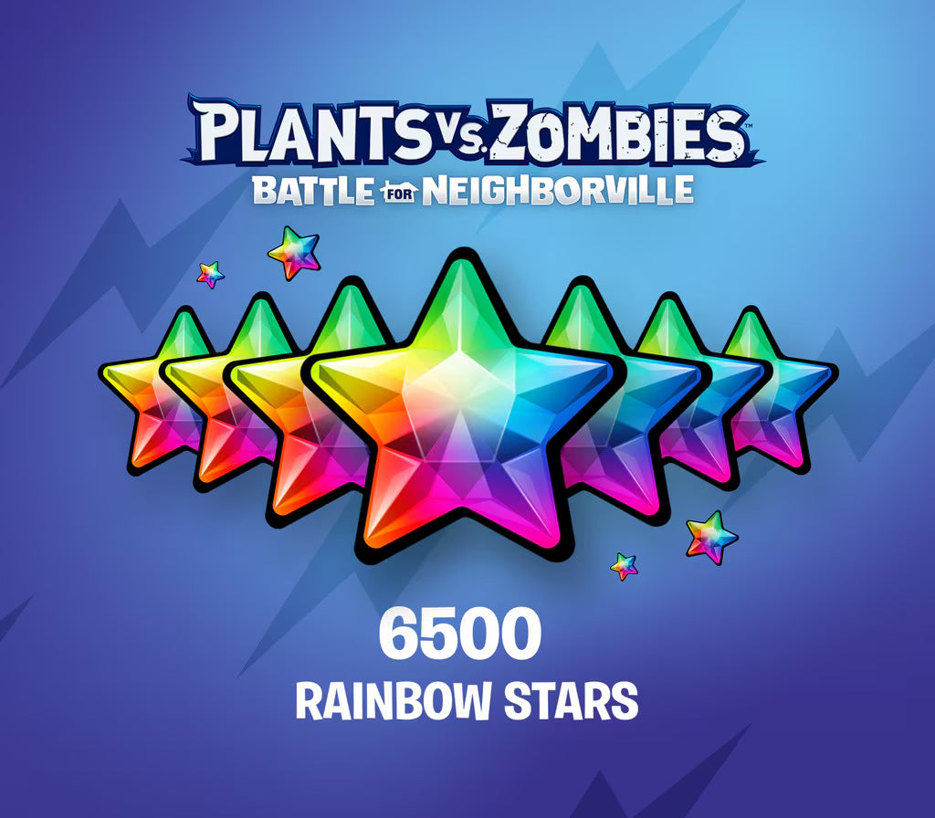 Plants vs. Zombies: Battle for Neighborville - 6500 Rainbow Stars DLC XBOX One - Xbox Series X|S CD Key
