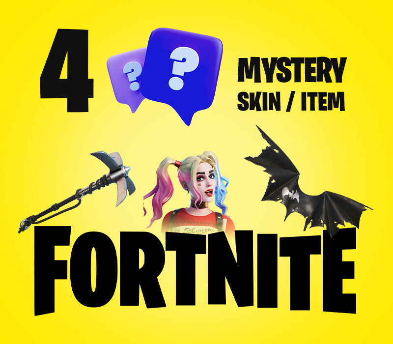4 Mystery Fortnite Skins - Items PC Epic Games CD Key