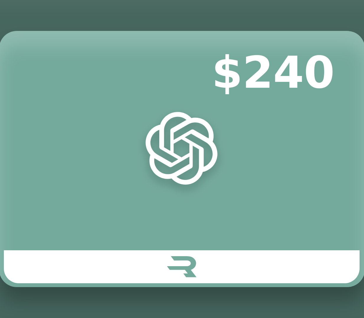 Rewarble ChatGPT USD 240 Gift Card