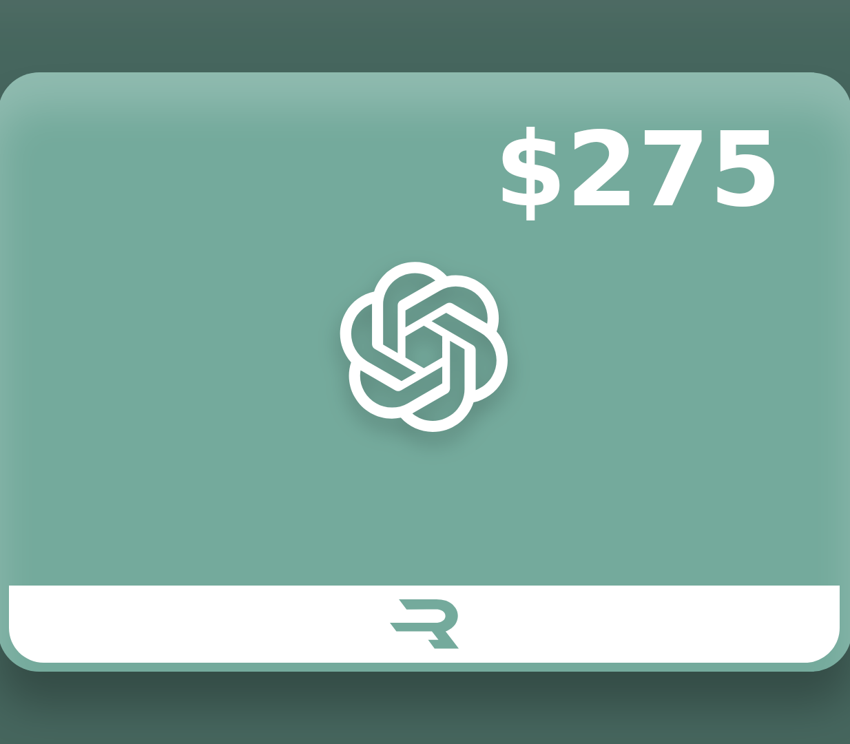 Rewarble ChatGPT USD 275 Gift Card