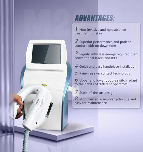 Ance Treatment Beauty Items 2 in 1 OPT-IPL-Q switch Hair Removal Skin Rejuvenation and Black Face Doll Beauty Salon
