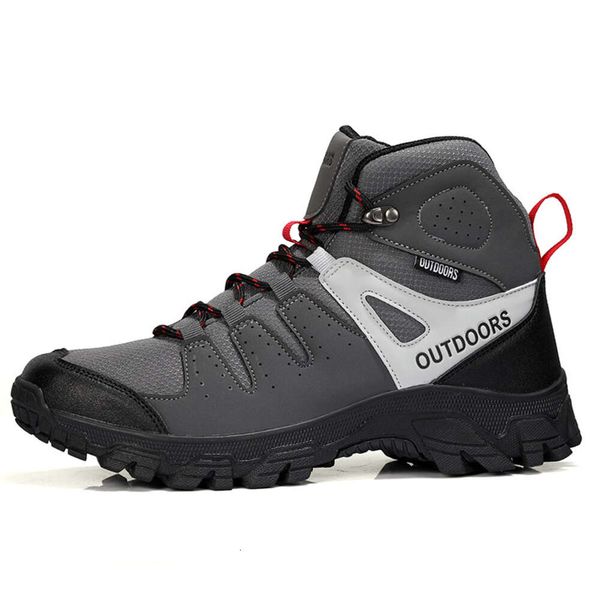Homens de homens ao ar livre Homens respiráveis Trekking Mountain Shoes Boots Militares Tamanho grande 47 420A8