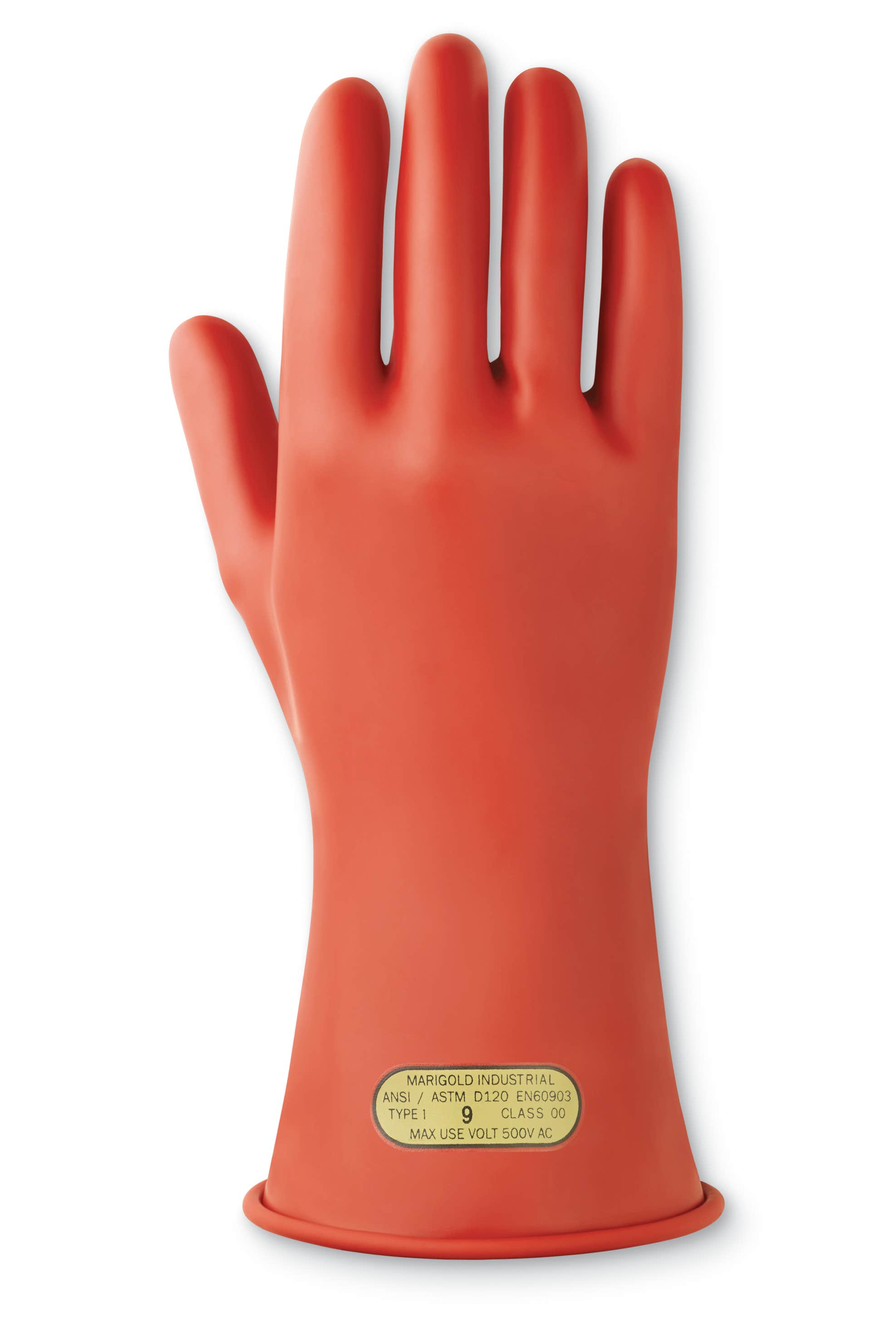 Marigold 11 Class 00 Red Rubber Electrical Insulating Gloves  0011R