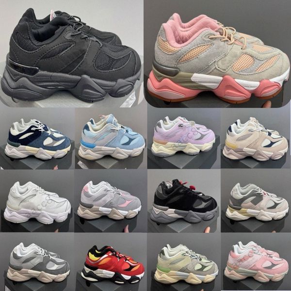 kids shoes designer running sneakers toddlers infants Children boys shoe red grey black white pink blue baby kid trainers 96SK#