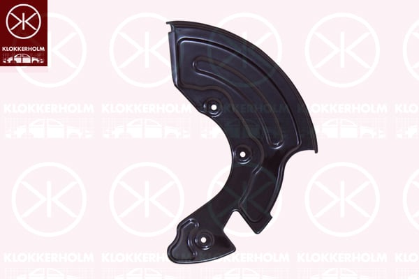 Splash Panel, brake disc KLOKKERHOLM 0018376