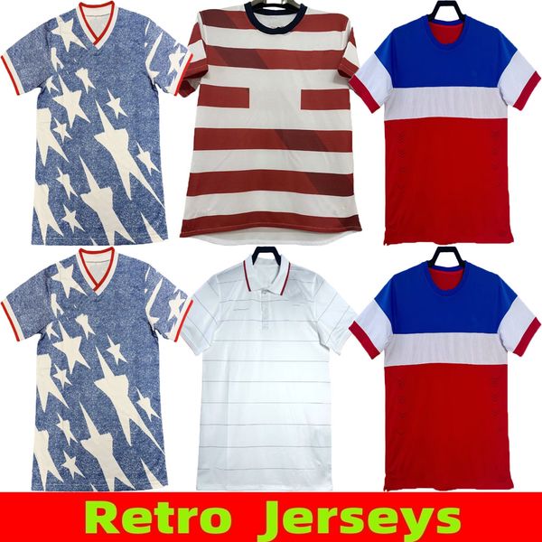 1994 1995 us LALAS RETRO SOCCER JERSEYS United States HARKES RAMOS WEGERLE BALBOA Reyna JONES 94 95 16 Ame Camiseta Classic football shirts
