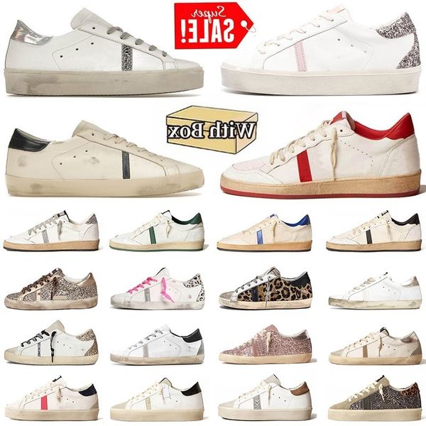 With Box Goldenity Goosely Sneakers Italy Brand GoldenGoode Luxury Platform Shoes Womens Mens Dress Heels Shoes Woman Designer Black White P