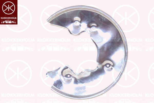 Splash Panel, brake disc KLOKKERHOLM 0029877