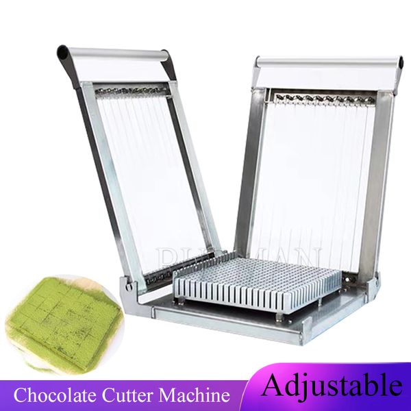 Double Head Manual Chocolate Cutter Cheese Soap Fudge Candy Truffle Machine
