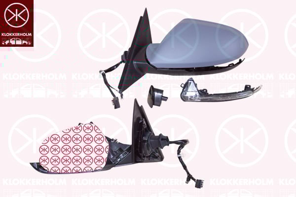 Exterior Mirror KLOKKERHOLM 00321047