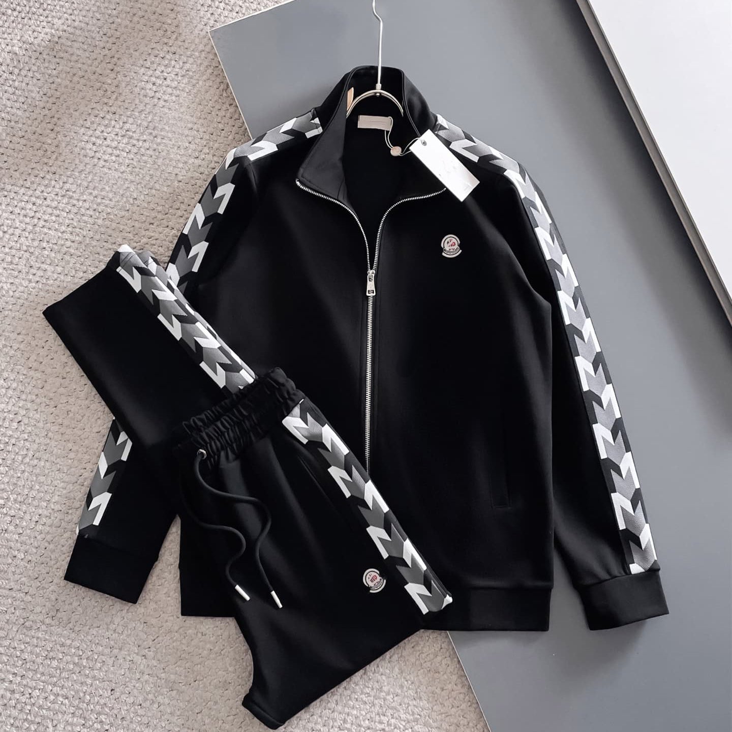 Men&#039;s Tracksuits Designer designer European embroidery casual sports set for men&#039;s autumn and winter high-end outerwear cardigan hoodie ha