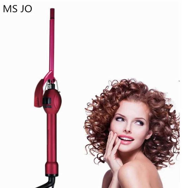 Hair Curlers Straighteners Professional 9mm curling iron pear blossom wand LCD display beauty styling tool H241121