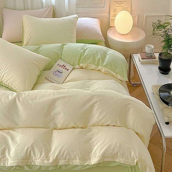 100% Cotton Duvet Double Skin Friendly Quilt Cover Comforter Covers Pillowcase Bedding Set Custom Size No Sheets