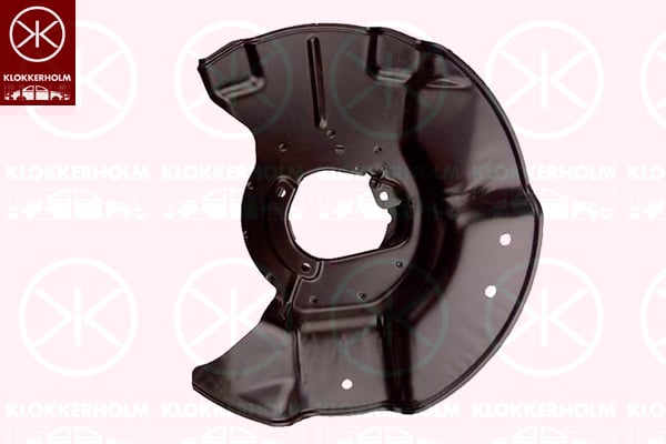Splash Panel, brake disc KLOKKERHOLM 0057377