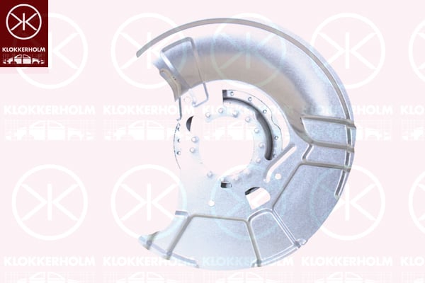 Splash Panel, brake disc KLOKKERHOLM 0060378