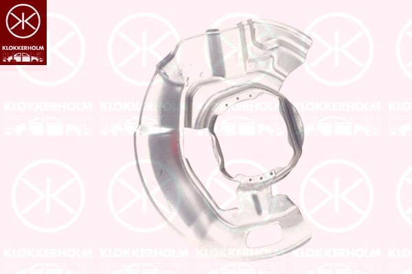 Splash Panel, brake disc KLOKKERHOLM 0065375