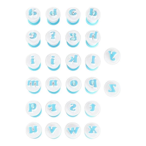 26Pcs-Set Cake Decorating Tools DIY Alphabet Letters Cookie Cutter Fountain DIY Biscuit Mold Baking Accessories 250116