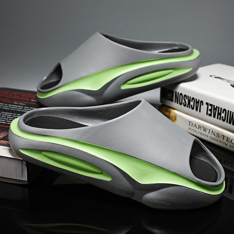 Fashion Men Slippers Slides Indoor Outdoor Beach Sandals Men Casual Shoes Soft Sole Home Slides Men Flip-flops Men&#039;s Sandals