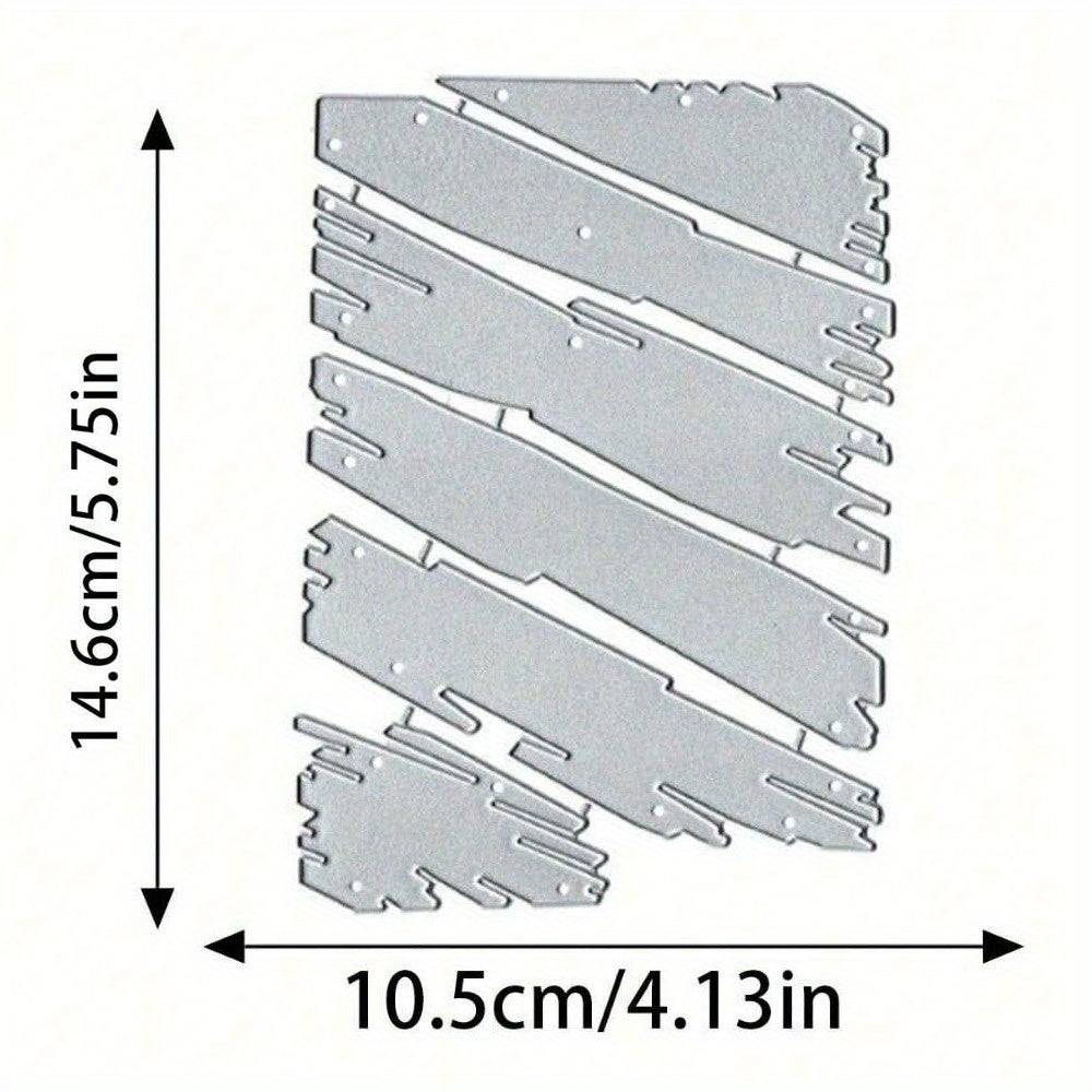 TEMU 1pc 146x105mm Color Background Metal Cutting Dies For Scrapbooking Decoration, Handmade Stencils, Diy Card Making Mould ,